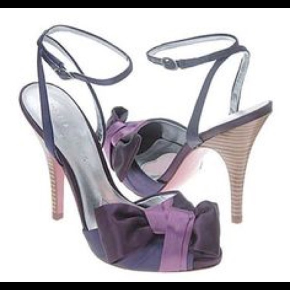 🆕 Paris Hilton Purple Satin High Heels